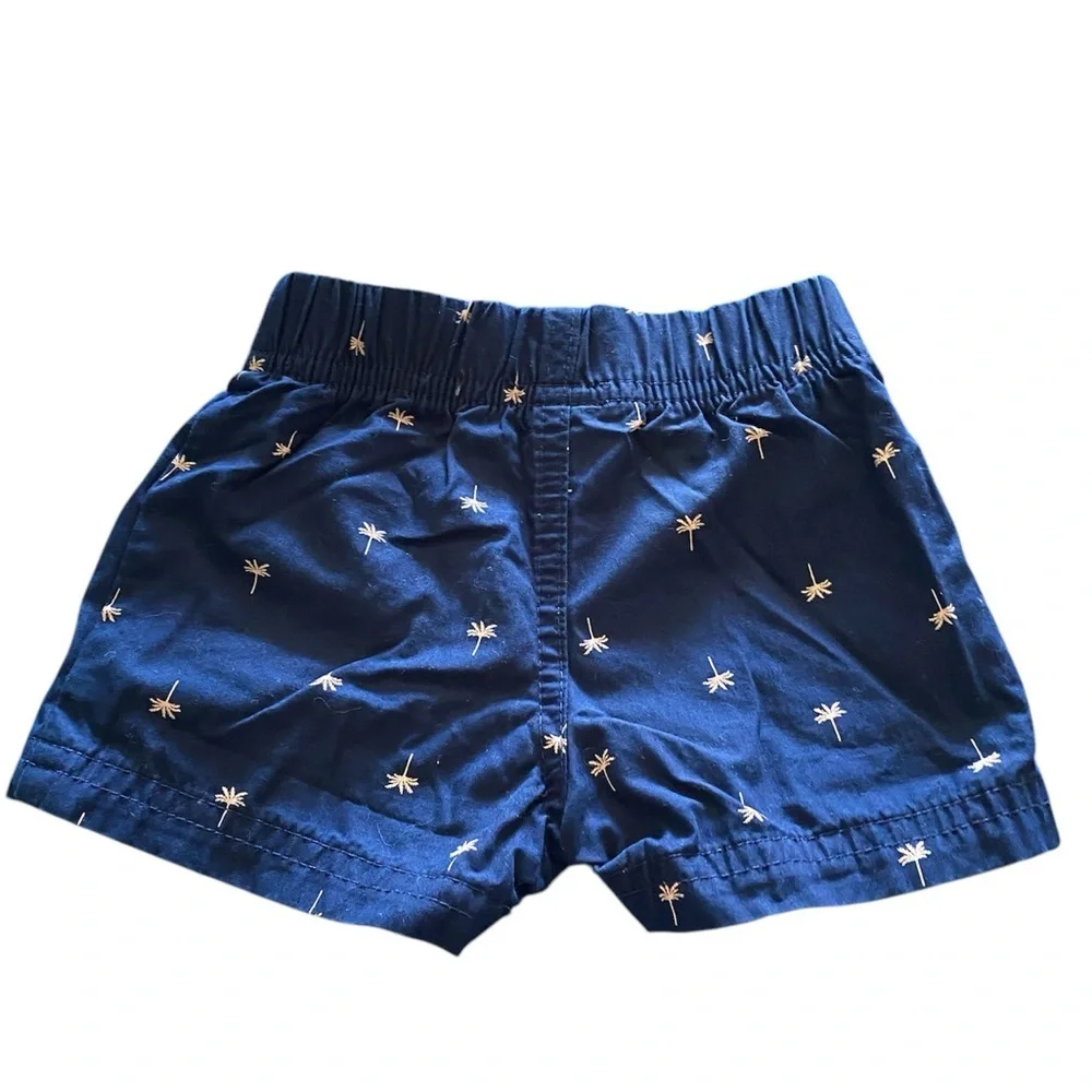 Carter's Blue and White Shark Print Shorts